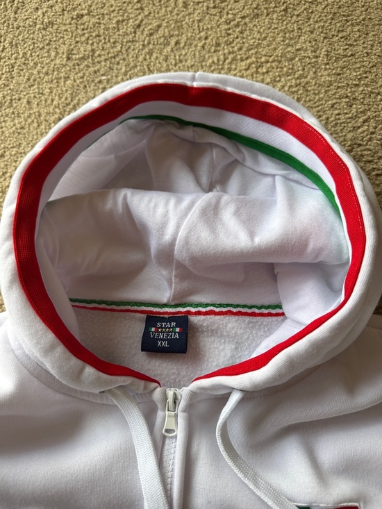 Star Venezia Italian zip up hoodie size XXl - Picture 2 of 5